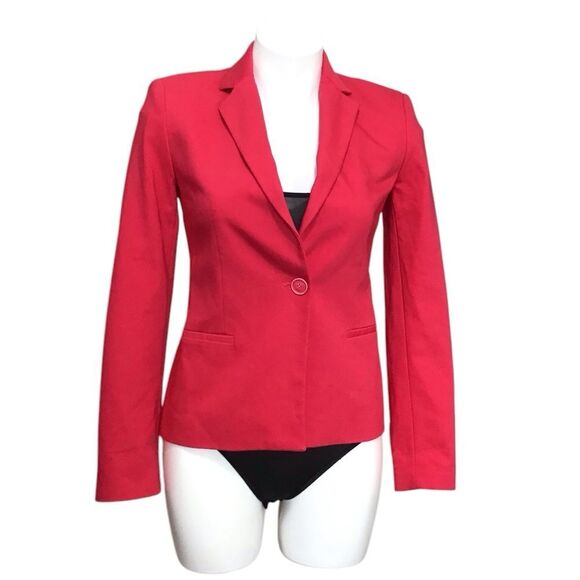 Zara Pink Single Button Blazer Size XS - Picture 1 of 10